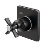 Millennium Single-Handle Three-Way Diverter Valve with Square Trim Kit