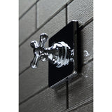 Single-Handle Three-Way Diverter Valve with Square Trim Kit
