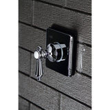 Heirloom Single-Handle Three-Way Diverter Valve with Square Trim Kit