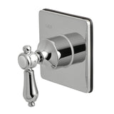 Heirloom Single-Handle Three-Way Diverter Valve with Square Trim Kit