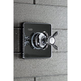 Essex Single-Handle Three-Way Diverter Valve with Square Trim Kit