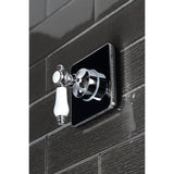 Bel-Air Single-Handle Three-Way Diverter Valve with Square Trim Kit
