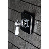 Bel-Air Single-Handle Three-Way Diverter Valve with Square Trim Kit