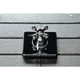 Single-Handle Three-Way Diverter Valve with Square Trim Kit