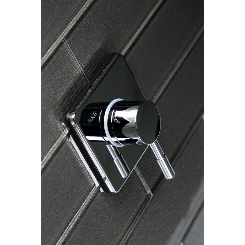 Concord Single-Handle Three-Way Diverter Valve with Square Trim Kit