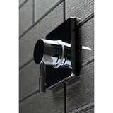 Concord Single-Handle Three-Way Diverter Valve with Square Trim Kit