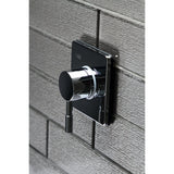 Concord Single-Handle Three-Way Diverter Valve with Square Trim Kit