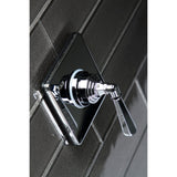 Metropolitan Single-Handle Three-Way Diverter Valve with Square Trim Kit