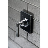 Metropolitan Single-Handle Three-Way Diverter Valve with Square Trim Kit