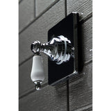 Single-Handle Three-Way Diverter Valve with Square Trim Kit