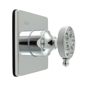 Webb Single-Handle Three-Way Diverter Valve with Square Trim Kit