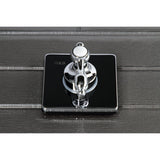 Tudor Single-Handle Three-Way Diverter Valve with Square Trim Kit