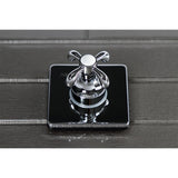 Single-Handle Three-Way Diverter Valve with Square Trim Kit