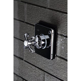 Single-Handle Three-Way Diverter Valve with Square Trim Kit