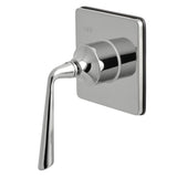 Silver Sage Single-Handle Three-Way Diverter Valve with Square Trim Kit