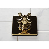 Single-Handle Three-Way Diverter Valve with Square Trim Kit