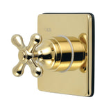 Single-Handle Three-Way Diverter Valve with Square Trim Kit