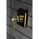 Heirloom Single-Handle Three-Way Diverter Valve with Square Trim Kit