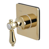 Heirloom Single-Handle Three-Way Diverter Valve with Square Trim Kit