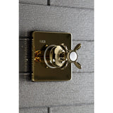 Essex Single-Handle Three-Way Diverter Valve with Square Trim Kit