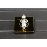 Bel-Air Single-Handle Three-Way Diverter Valve with Square Trim Kit