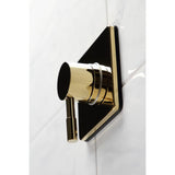 Concord Single-Handle Three-Way Diverter Valve with Square Trim Kit