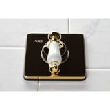 Single-Handle Three-Way Diverter Valve with Square Trim Kit