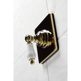 Single-Handle Three-Way Diverter Valve with Square Trim Kit