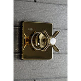 Millennium Single-Handle Three-Way Diverter Valve with Square Trim Kit