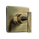 Manhattan Single-Handle Three-Way Diverter Valve with Square Trim Kit
