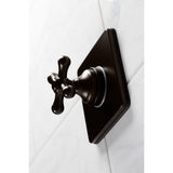 Single-Handle Three-Way Diverter Valve with Square Trim Kit