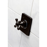 Single-Handle Three-Way Diverter Valve with Square Trim Kit