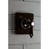 Heirloom Single-Handle Three-Way Diverter Valve with Square Trim Kit