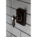 Heirloom Single-Handle Three-Way Diverter Valve with Square Trim Kit