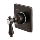 Heirloom Single-Handle Three-Way Diverter Valve with Square Trim Kit