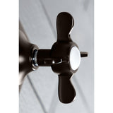 Essex Single-Handle Three-Way Diverter Valve with Square Trim Kit