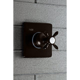 Essex Single-Handle Three-Way Diverter Valve with Square Trim Kit