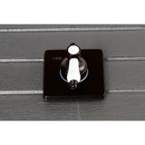 Bel-Air Single-Handle Three-Way Diverter Valve with Square Trim Kit