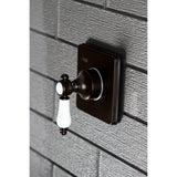 Bel-Air Single-Handle Three-Way Diverter Valve with Square Trim Kit