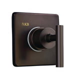 Manhattan Single-Handle Three-Way Diverter Valve with Square Trim Kit