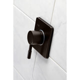 Concord Single-Handle Three-Way Diverter Valve with Square Trim Kit