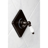 Single-Handle Three-Way Diverter Valve with Square Trim Kit