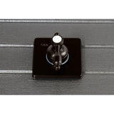 Tudor Single-Handle Three-Way Diverter Valve with Square Trim Kit