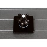 Single-Handle Three-Way Diverter Valve with Square Trim Kit