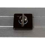 Silver Sage Single-Handle Three-Way Diverter Valve with Square Trim Kit