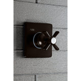 Millennium Single-Handle Three-Way Diverter Valve with Square Trim Kit