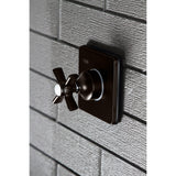 Millennium Single-Handle Three-Way Diverter Valve with Square Trim Kit