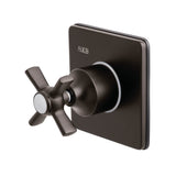 Millennium Single-Handle Three-Way Diverter Valve with Square Trim Kit