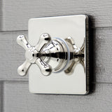 Single-Handle Three-Way Diverter Valve with Square Trim Kit