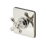 Single-Handle Three-Way Diverter Valve with Square Trim Kit